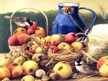  oiseaux Tableau - oiseaux et pommes